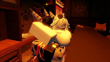 Shark girl going wild along himself selfcest