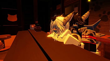 Shark girl going wild along himself selfcest