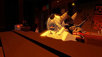 Shark girl going wild along himself selfcest