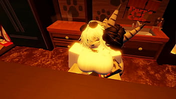 Shark girl going wild along himself selfcest