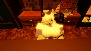 Shark girl going wild along himself selfcest