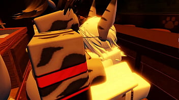 Shark girl going wild along himself selfcest