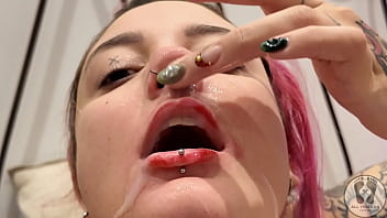 4k cock addicted girls nose job nose fucking sniffing cum