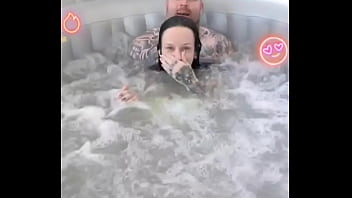 Blowjob in hot tub live melody radford blowjob