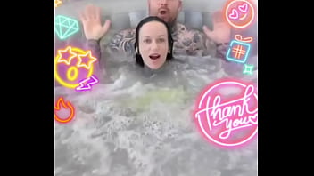 Blowjob in hot tub live melody radford blowjob