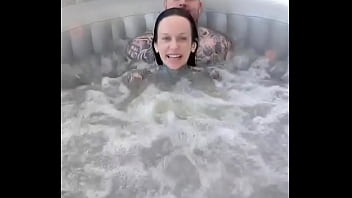 Blowjob in hot tub live melody radford blowjob