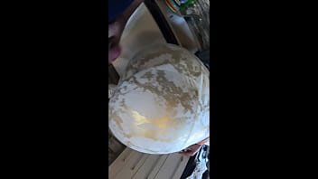 Kitchen cameltoe tease tight leggings oral & double cum finish preview