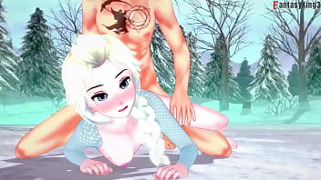 Elsa get fucked the night before xmas 4 frozen full & pov on sheer & fantasyking3