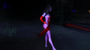 Alluring sucker bitch in skimpy outfit wants your sperm in exchange for sex