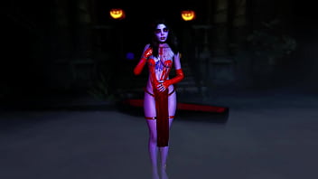 Alluring sucker bitch in skimpy outfit wants your sperm in exchange for sex