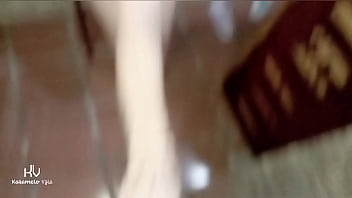 Stepdaughter is seen by her stepfather stripping live on camera