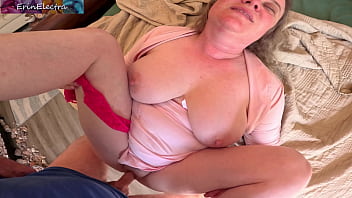 Stepmom catches you hiding in her bed and has sex with you