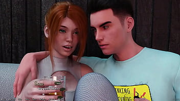 Being a dik #215 fucking my horny busty red head girlfriend with a fat ass instead of fucking her stepmom