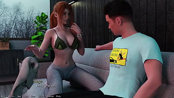 Being a dik #215 fucking my horny busty red head girlfriend with a fat ass instead of fucking her stepmom