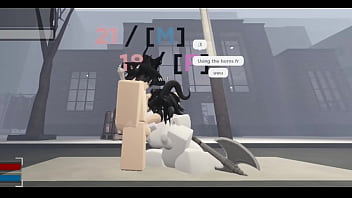 Forcing roblox slut to swallow my dick