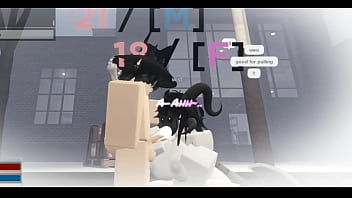 Forcing roblox slut to swallow my dick