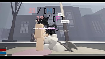 Forcing roblox slut to swallow my dick
