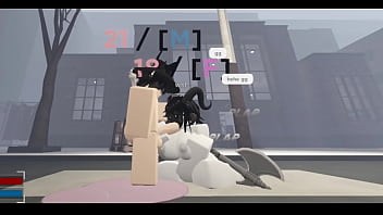 Forcing roblox slut to swallow my dick