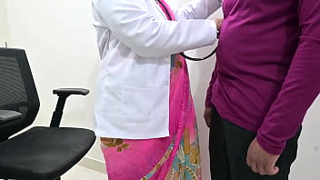 Indian doctor checking patient