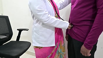 Indian doctor checking patient