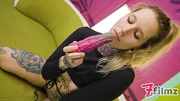Z filmz toywall ep 2 alt blonde girl with tattoos masturbate with crazy toys