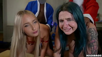 The Perfect Asses Of Khalamite And Chloe Chevalier Fucked In Front Of A Cuckold Disguised As Fir thumbnail