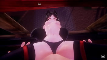 Monster girl renge se deja follar por el culo completo mientras estamos afuera