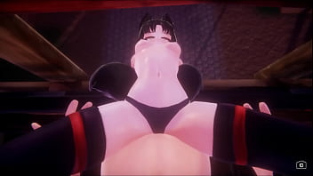 Monster girl renge se deja follar por el culo completo mientras estamos afuera