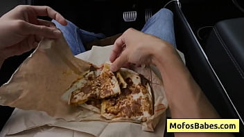 Lovely blondie teenager gives amazing wet blowjob