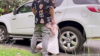 Showing off on the street having sex with strangers โชว์เซ็กส์กับคนแปลกหน้าบนถนน