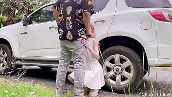 Showing off on the street having sex with strangers โชว์เซ็กส์กับคนแปลกหน้าบนถนน