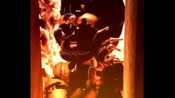 Girl tries to get a seat on boys lap