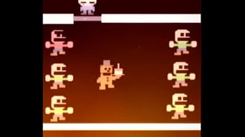 Girl tries to get a seat on boys lap