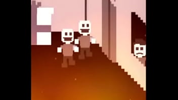 Girl tries to get a seat on boys lap