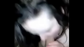 Fat bitch eating dick