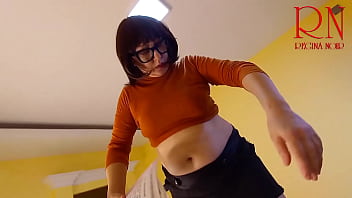 Grow like a tower giant secretary in the office the manager guy is very surprised by her height s2