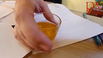 Grow like a tower giant secretary in the office the manager guy is very surprised by her height s2