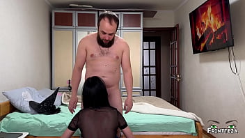 Teen stepdaughter cowgirl creampie