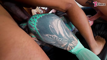 Black and white all in the ass for anuska anal dp dap fisting