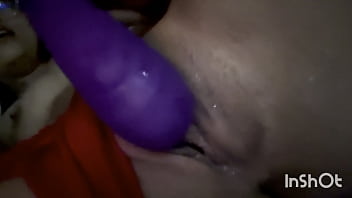 Masturbandome con dildo en el culo y rico squirt