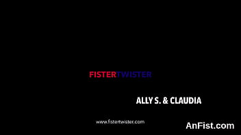 Lezzie Teen Gets Her Hairless Pussy And Butt Hole Fisted thumbnail