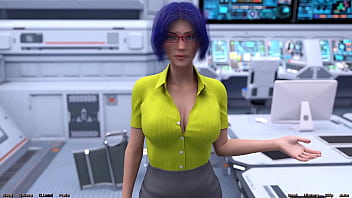 Stranded in space #101 blue haired big tits milf wants to talk