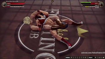 Johnny walker vs laea nf3d sexual mixed combat maledom battle