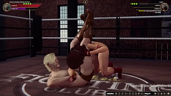 Johnny walker vs laea nf3d sexual mixed combat maledom battle
