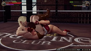 Johnny walker vs laea nf3d sexual mixed combat maledom battle