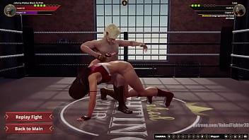 Johnny walker vs laea nf3d sexual mixed combat maledom battle