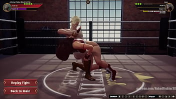 Johnny walker vs laea nf3d sexual mixed combat maledom battle