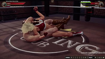 Johnny walker vs laea nf3d sexual mixed combat maledom battle