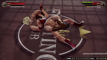 Johnny walker vs laea nf3d sexual mixed combat maledom battle