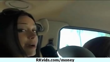 Desperate teen naked in public and fucks to pay rent 19